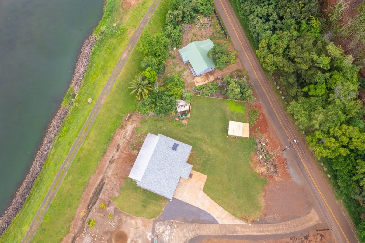 4592 A Awawa Road Hanapepe, HI 96705 - Photo 23 of 24 an aerial view of a residential houses with yard