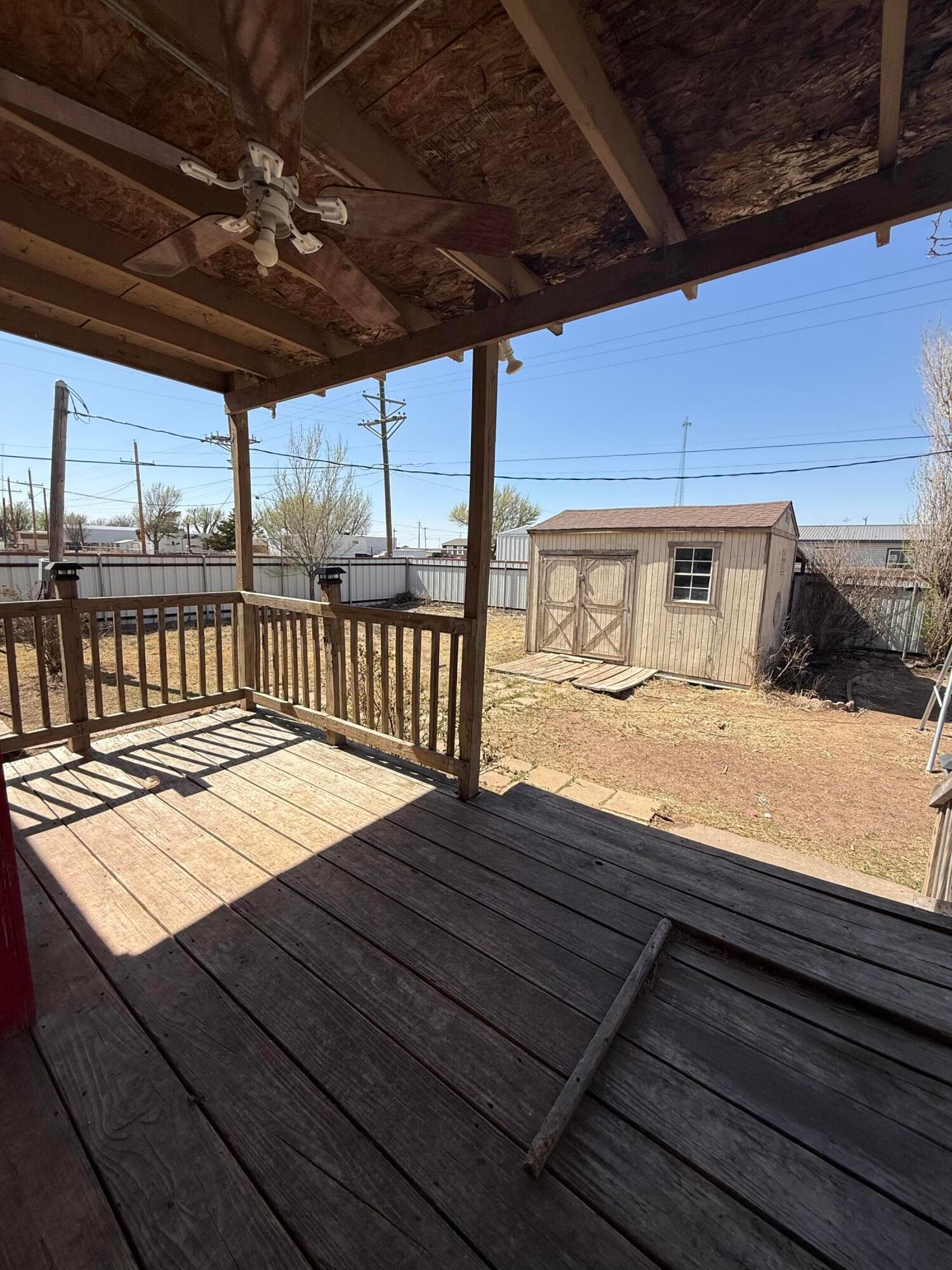 816 West Maple White Deer, TX 79097 - Photo 29 of 32 Back Deck