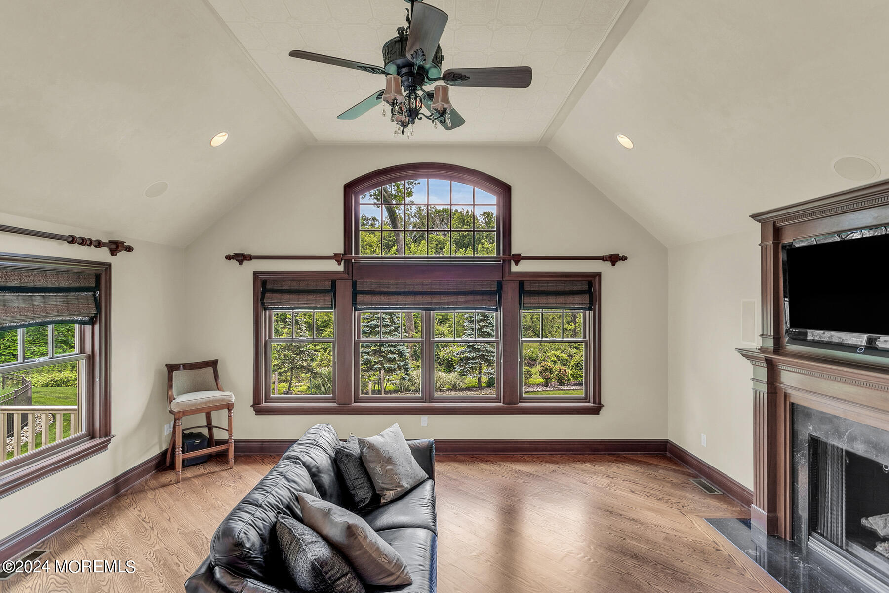 44 Meadowview Drive Colts Neck, NJ 07722 - Photo 22 of 68 a view of livingroom with window fireplace and window