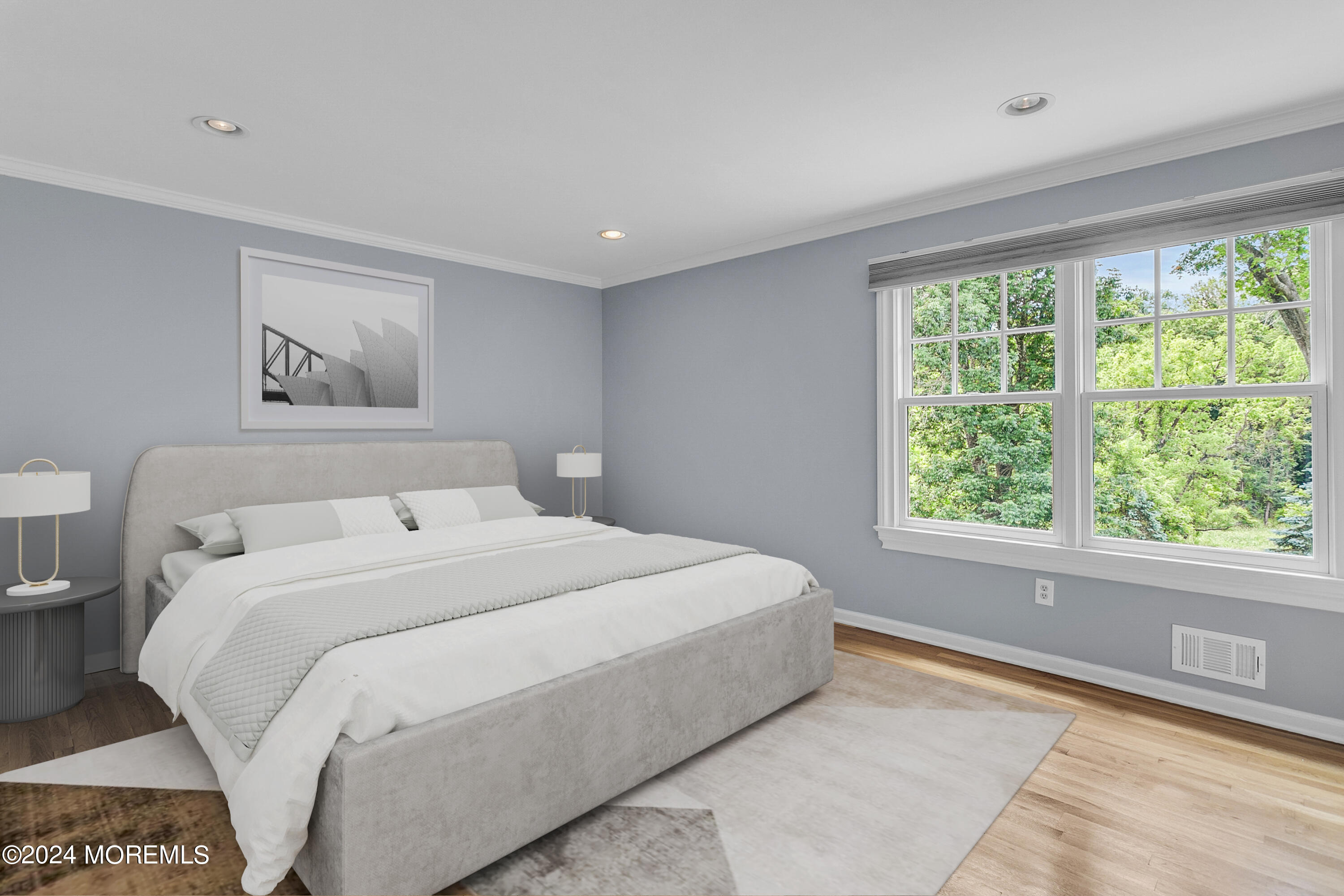 44 Meadowview Drive Colts Neck, NJ 07722 - Photo 28 of 68 a bedroom with a large bed and a window