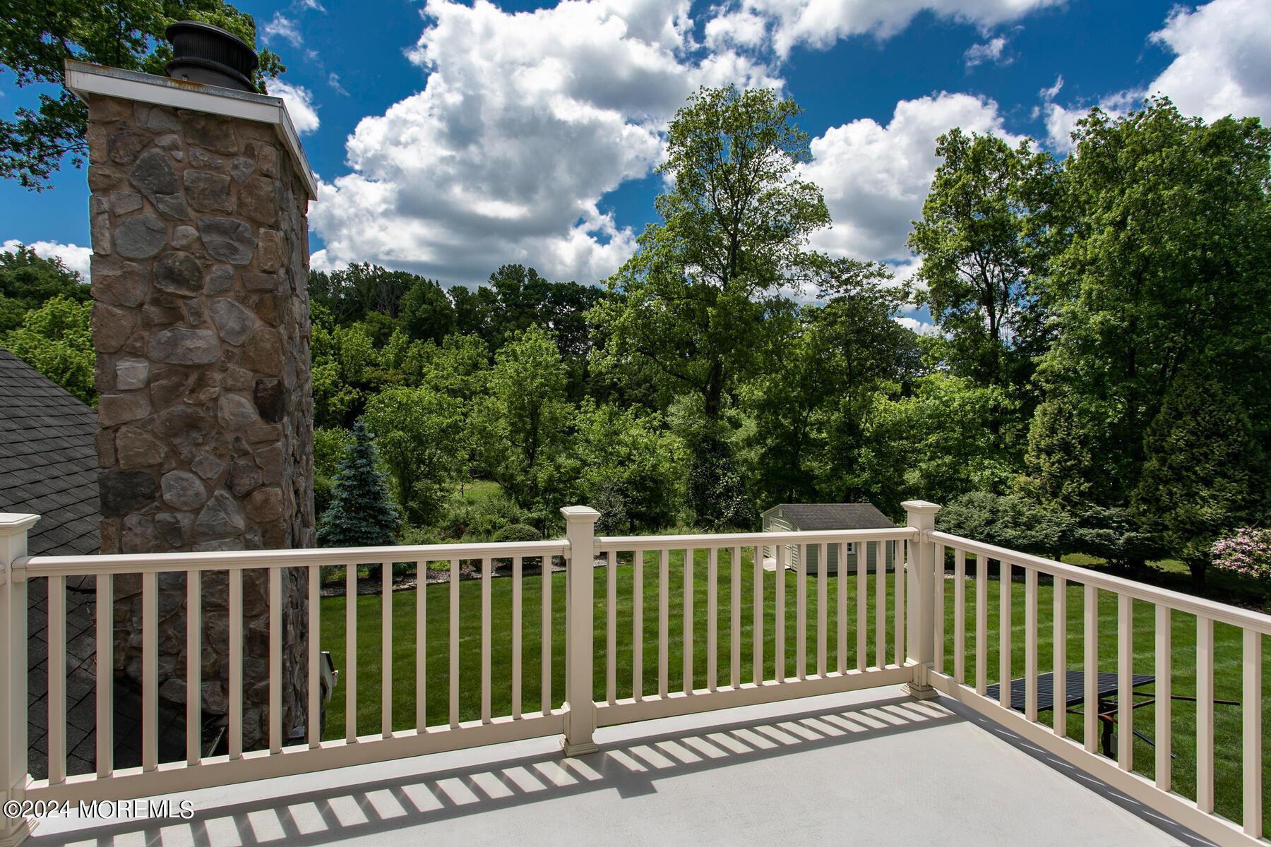 44 Meadowview Drive Colts Neck, NJ 07722 - Photo 35 of 68 a view of a wooden fence