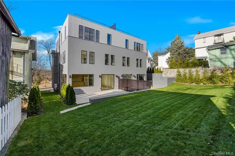 a house view with a garden space