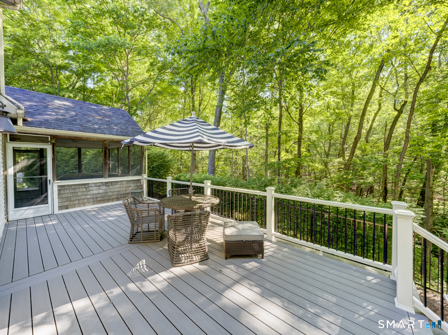 198 Summer Hill Road Madison, CT 06443 - Photo 2 of 22 Enjoy your private fenced in back yard with a porch, and a screened in porch