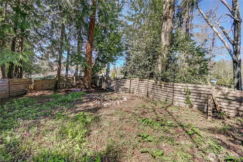 a view of outdoor space with garden
