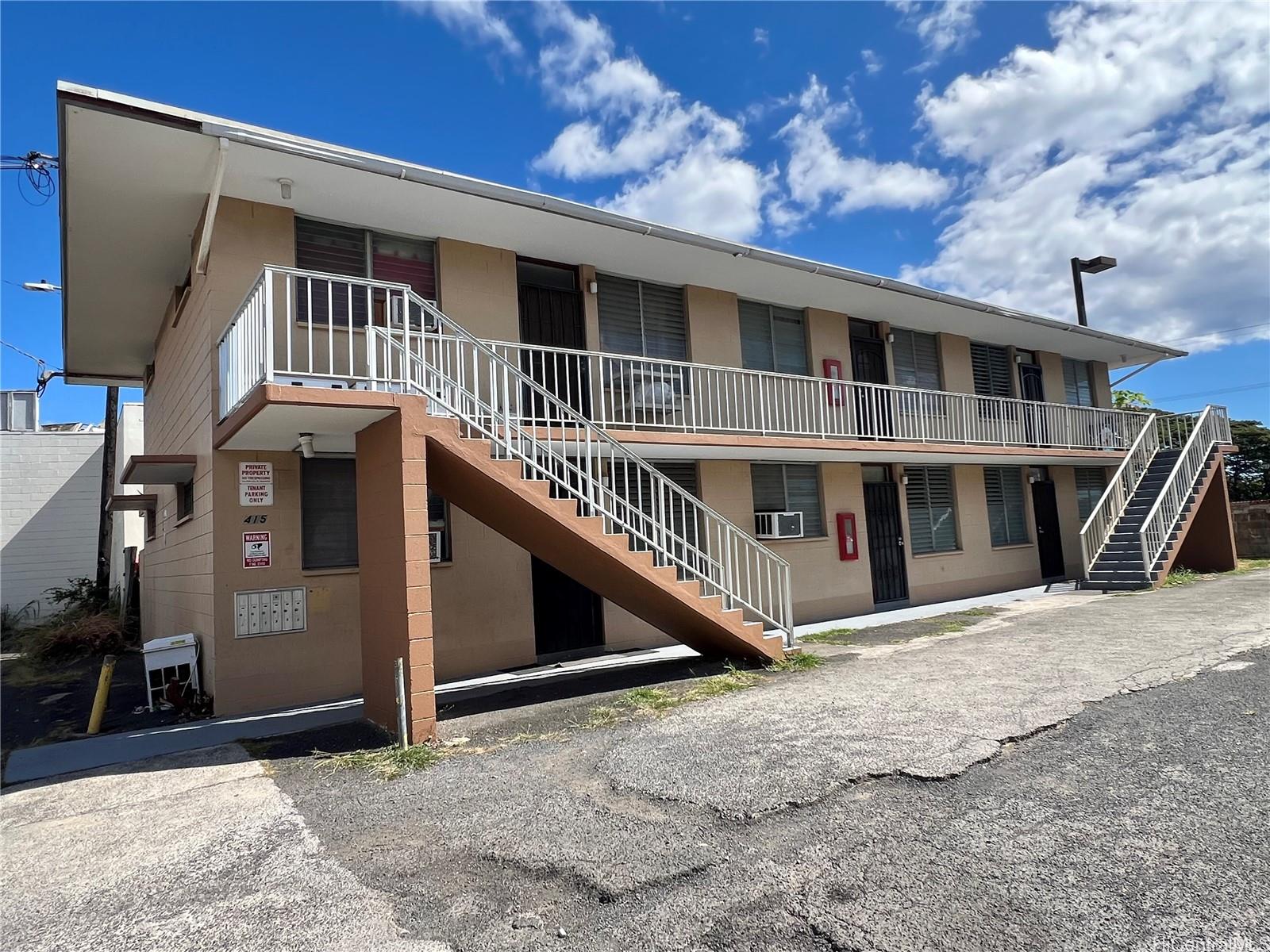 a view of a house with a balcony