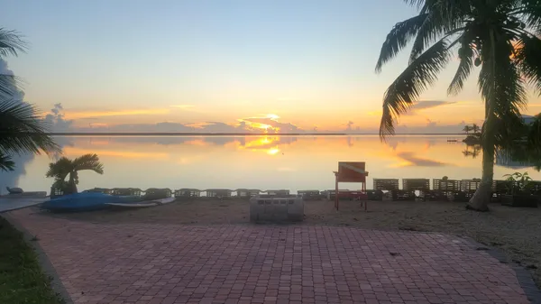 a bathroom with a toilet sink and shower curtain