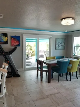 a house view with a outdoor space