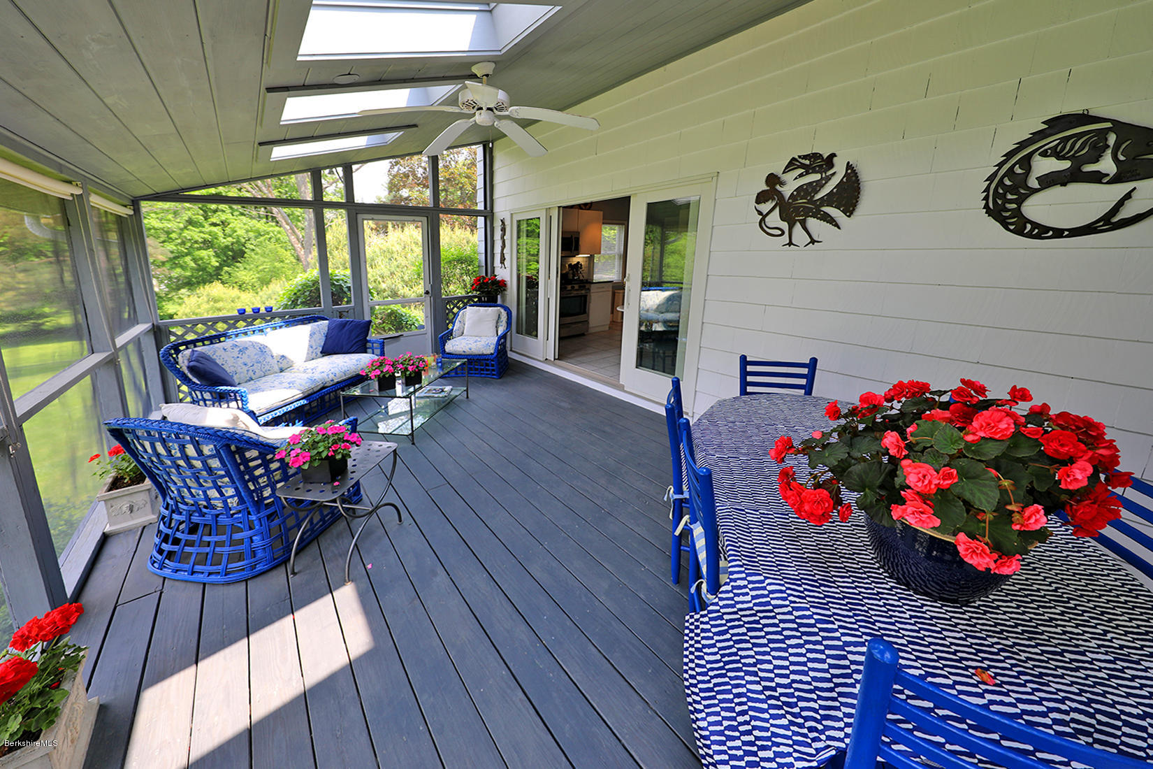 88 Old Stockbridge Road Lenox, MA 01240 - Photo 16 of 34 SCREENED PORCH W/SKYLIGHTS