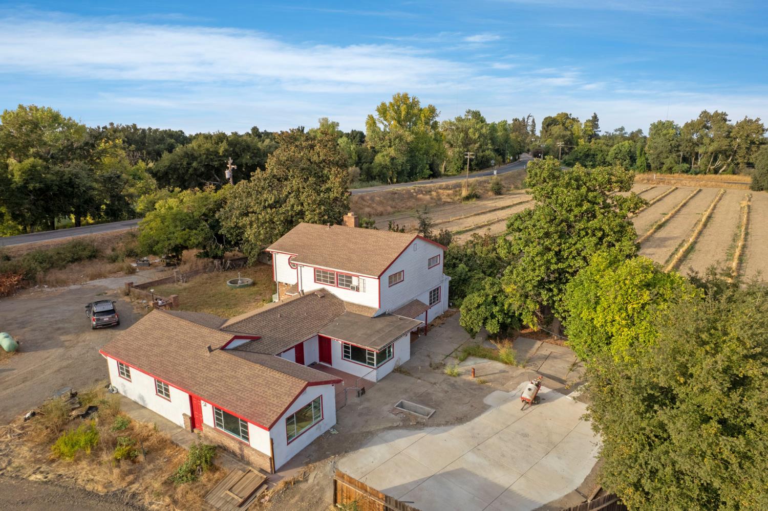 14371 Race Track Road Walnut Grove, CA 95690 - Photo 15 of 88 an aerial view of a house with a yard
