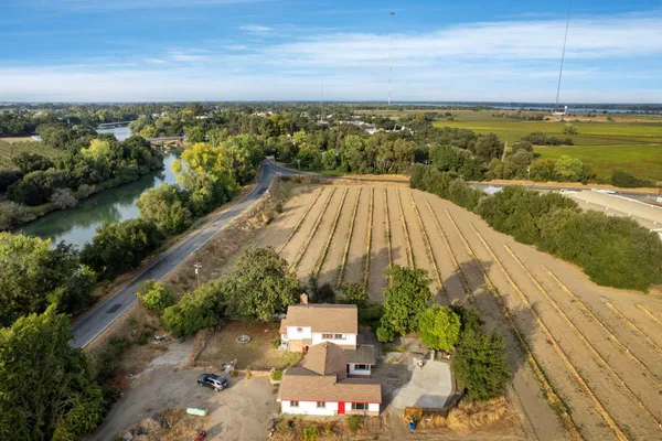 a view of a city with an ocean