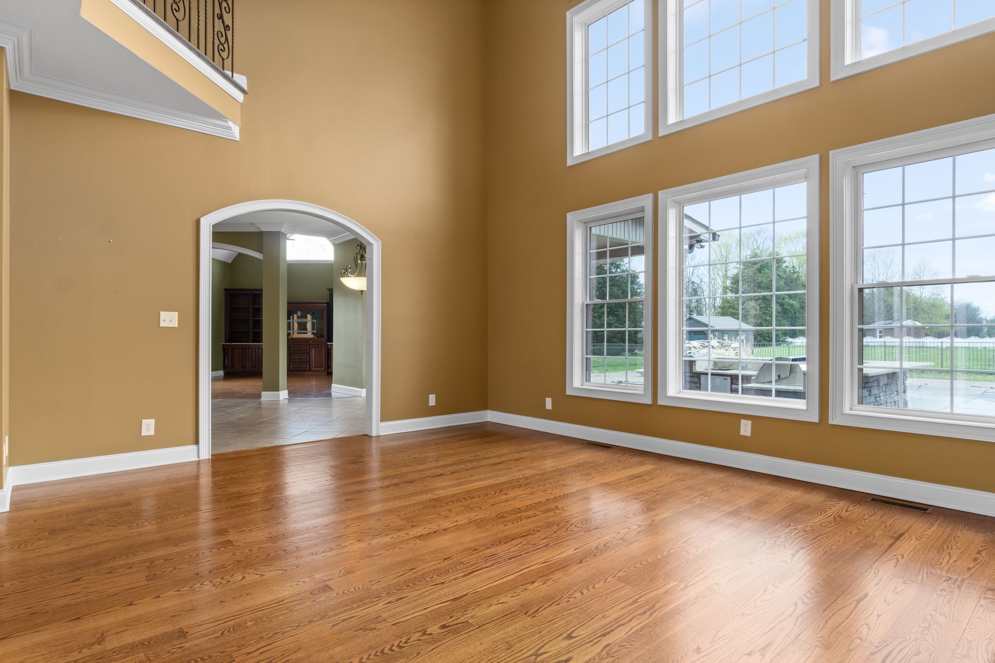 4591 Sango Road Clarksville, TN 37043 - Photo 15 of 70 a view of empty room with wooden floor and fan