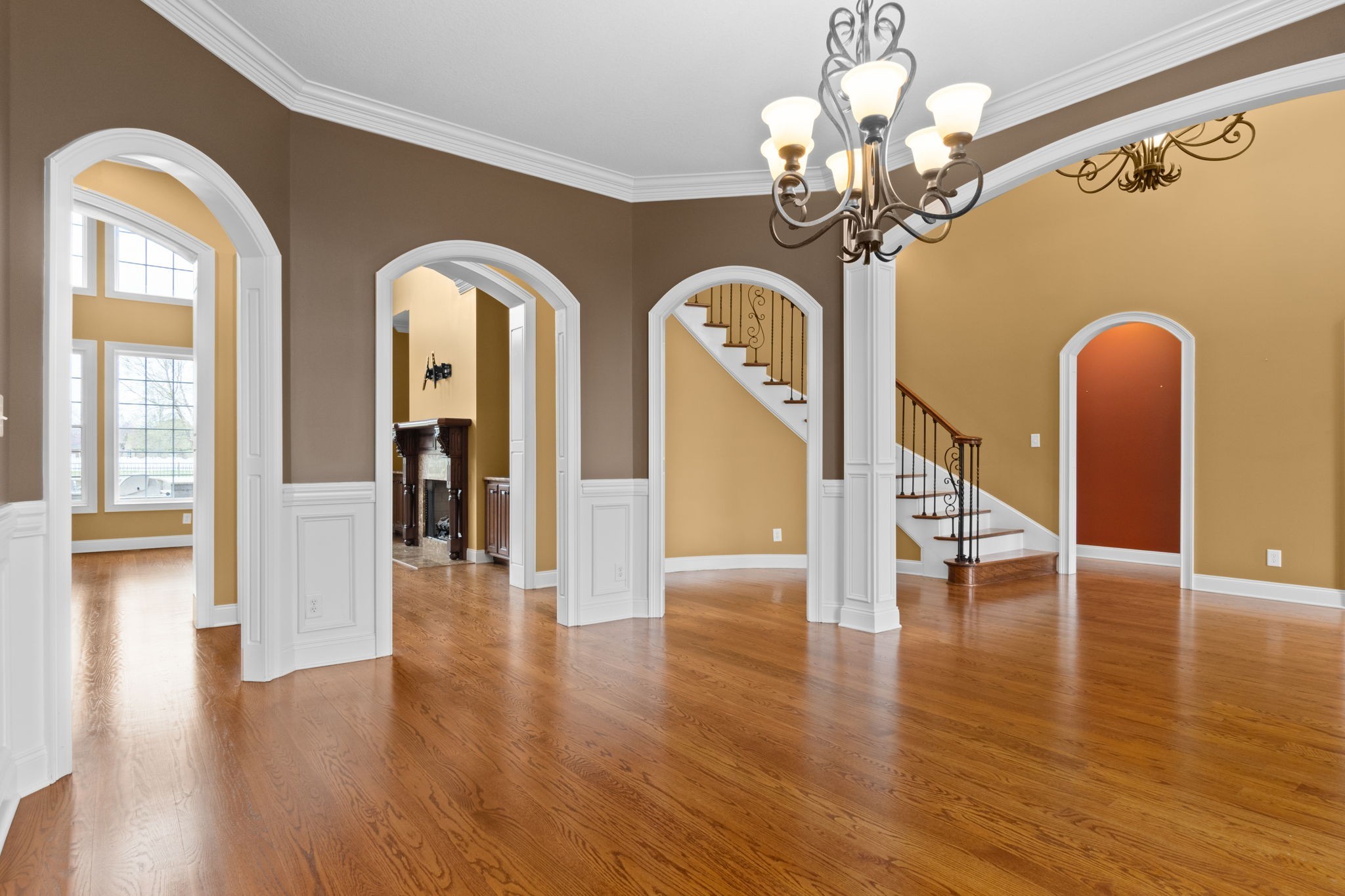 4591 Sango Road Clarksville, TN 37043 - Photo 8 of 70 a view of a livingroom with wooden floor and windows