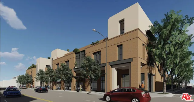 a view of a multi story building