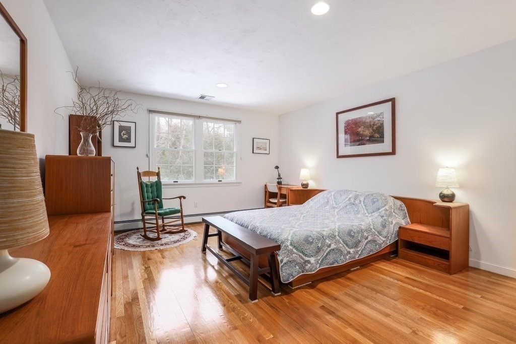 16 Steel Road Hopedale, MA 01747 - Photo 25 of 42 a bedroom with a bed and wooden floor