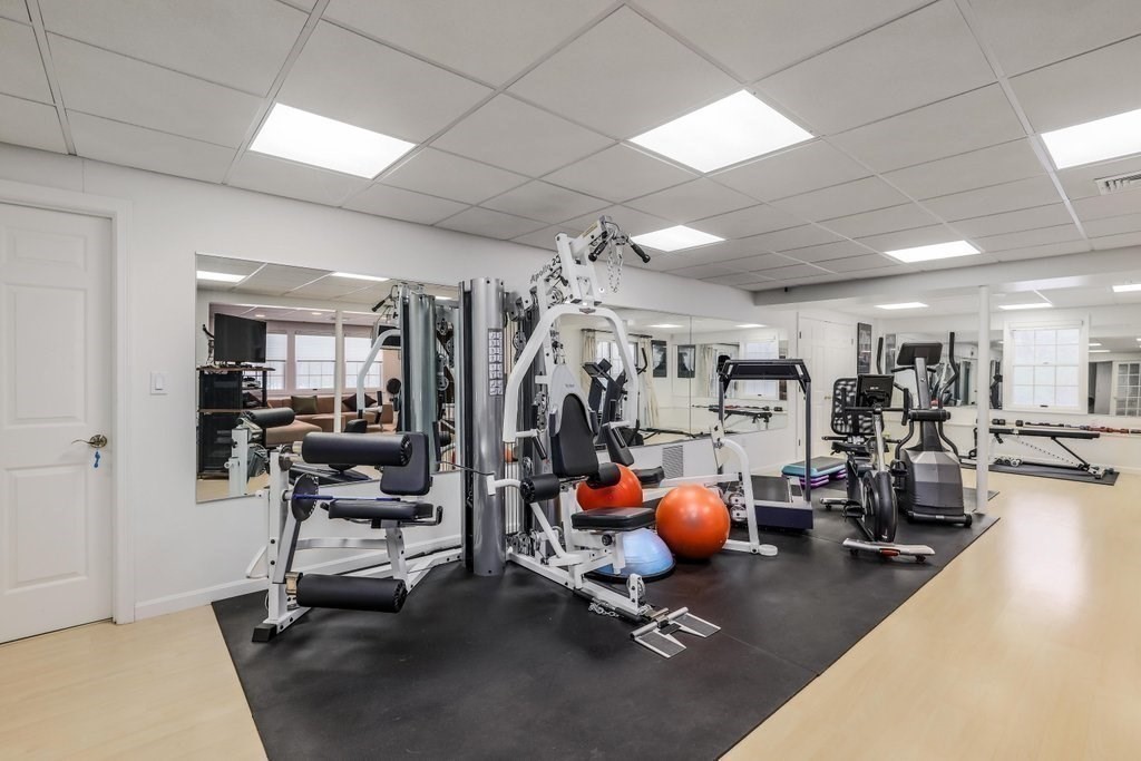 16 Steel Road Hopedale, MA 01747 - Photo 32 of 42 a view of a room with gym equipment