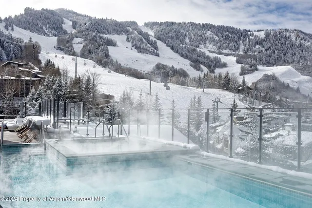 a view of a building from a balcony