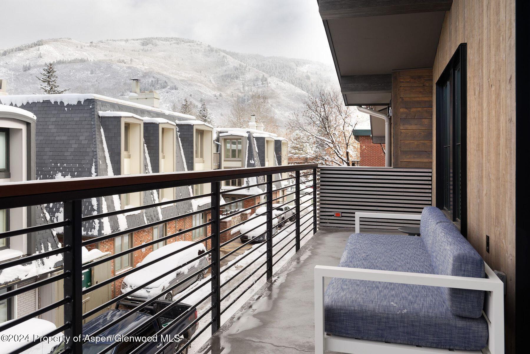 550 South Spring Street Aspen, CO 81611 - Photo 20 of 20 a view of a building from a balcony