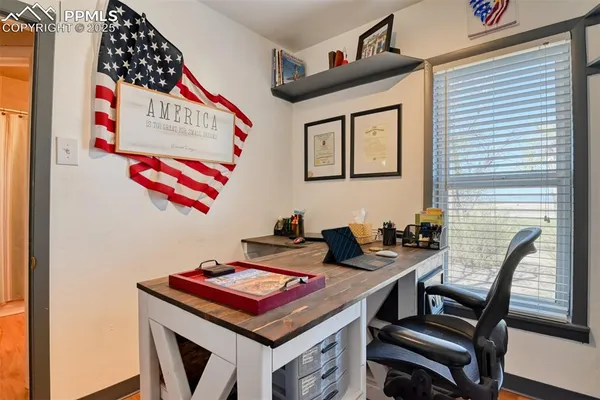 a table that has a table and a chair