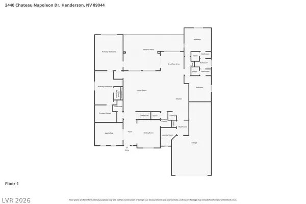 $1,199,900 | 2440 Chateau Napoleon Drive, Henderson, NV 89044