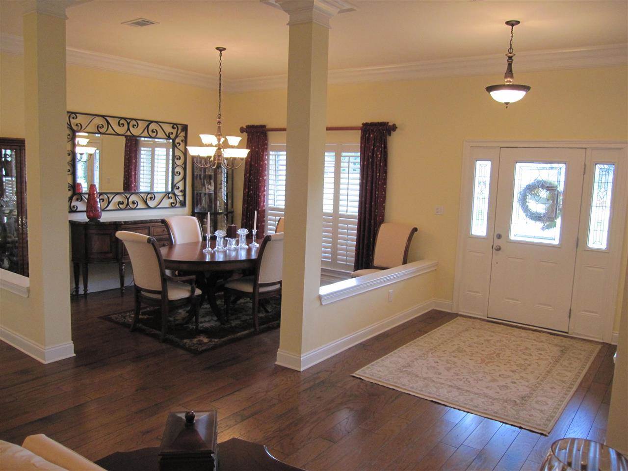 3127 Wallace Lake Road Pace, FL 32571 - Photo 5 of 50 Extensive crown molding at the top of the columns!