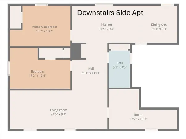 a picture of a floor plan