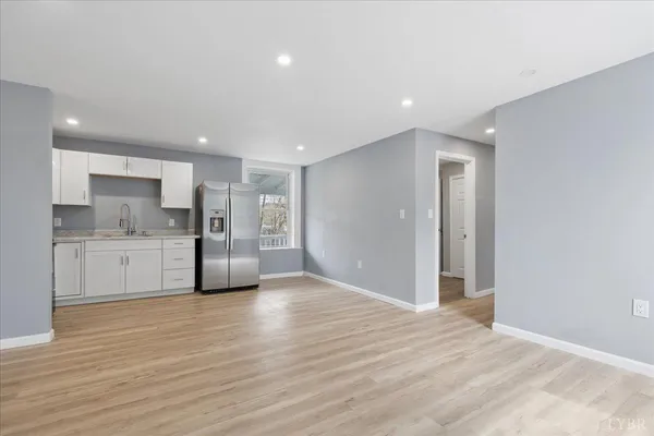 a backyard of a house