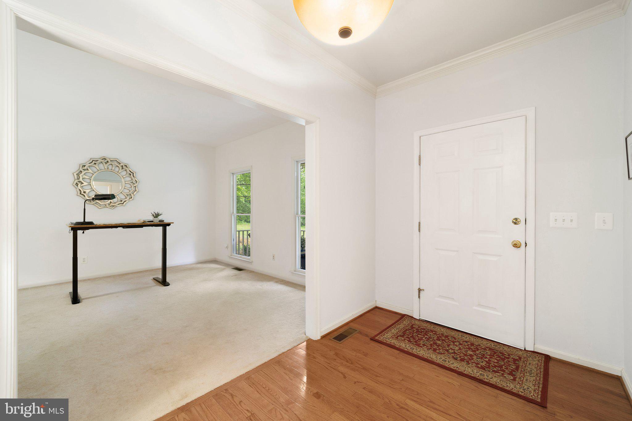 10448 Moreland Road Delaplane, VA 20144 - Photo 23 of 72 Foyer view to Living Room/ Den