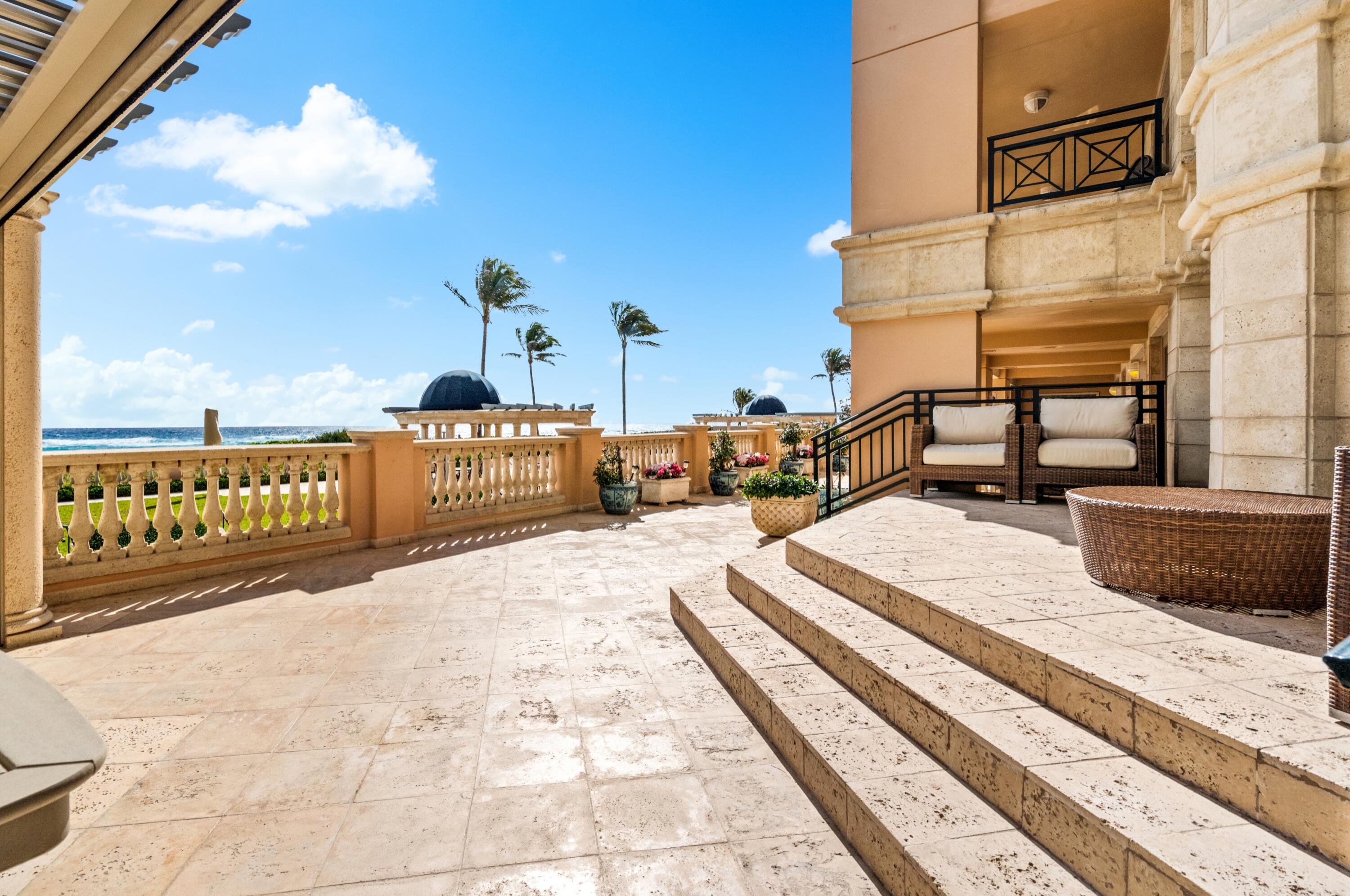 400 South Ocean Boulevard, Unit R26 Boca Raton, FL 33432 - Photo 54 of 65 PATIO TO OCEAN VIEW