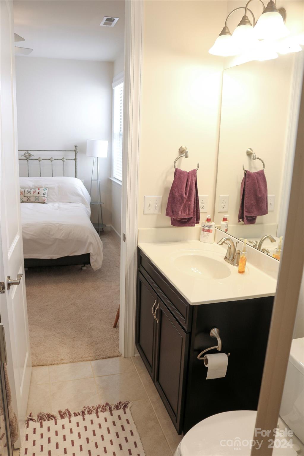 1296 Independence Street Tega Cay, SC 29708 - Photo 21 of 28 a bathroom with a sink and a mirror