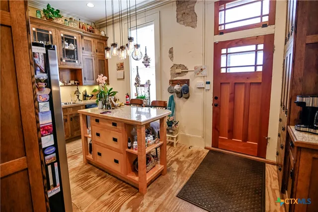 a view of a walk in closet