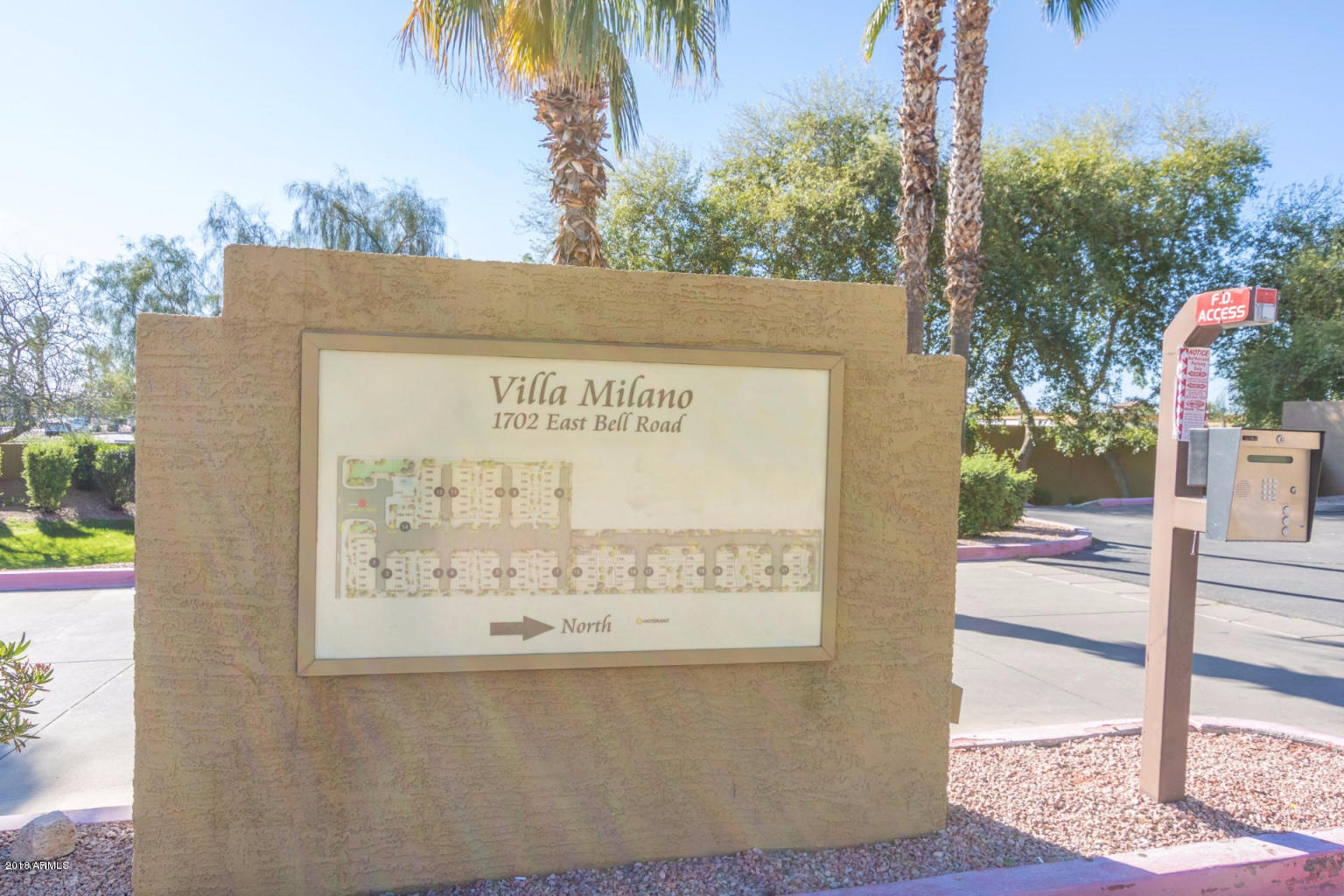 1702 East Bell Road, Unit 147 Phoenix, AZ 85022 - Photo 20 of 24 Map and Gate pinpad