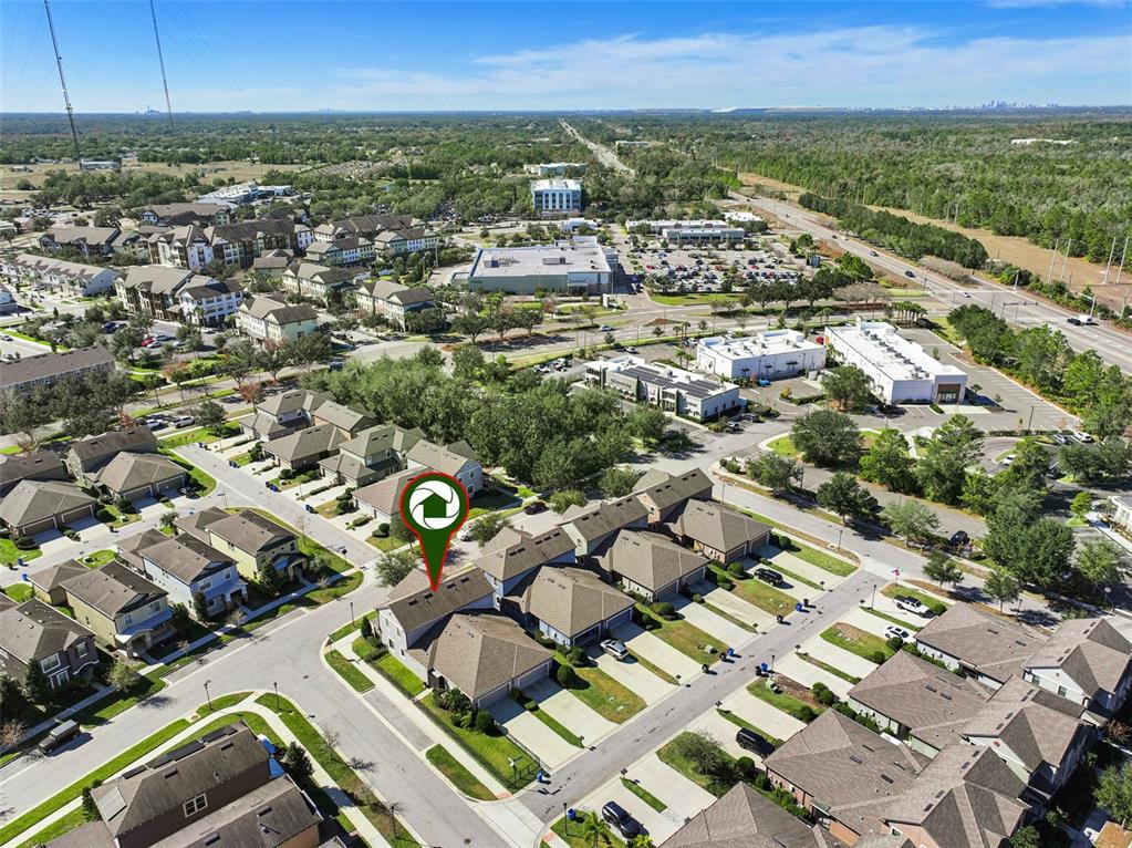 5714 Colony Glen Road Lithia, FL 33547 - Photo 40 of 66 an aerial view of residential houses with outdoor space