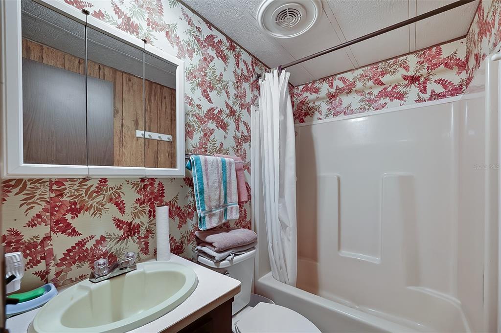 123 Miller Road Pomona Park, FL 32181 - Photo 20 of 36 a bathroom with a sink toilet and shower