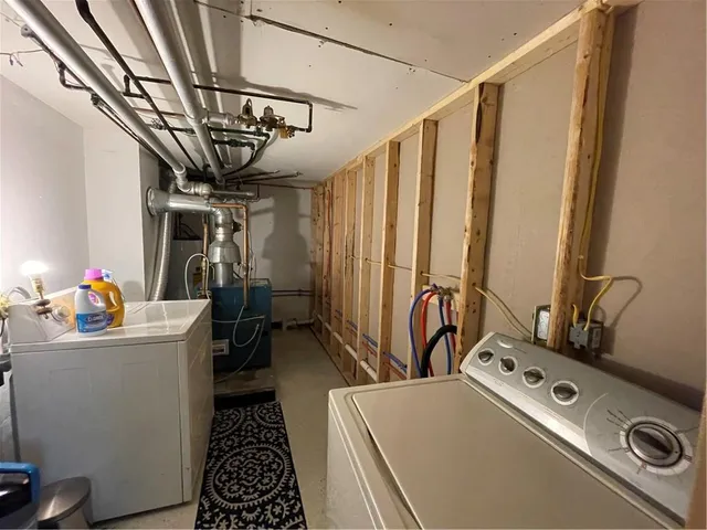 a room with storage and utility