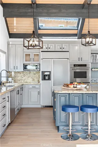 a view of city from a balcony