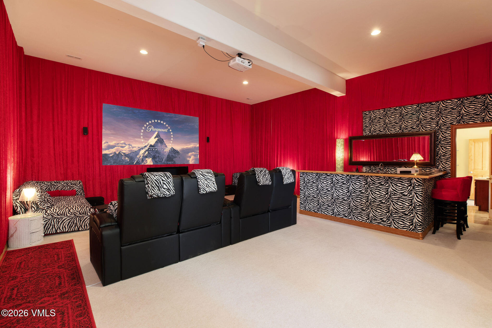 2646 Bear Trap Road, Unit A Avon, CO 81620 - Photo 10 of 40 2646_beartrap_a_interior_theater