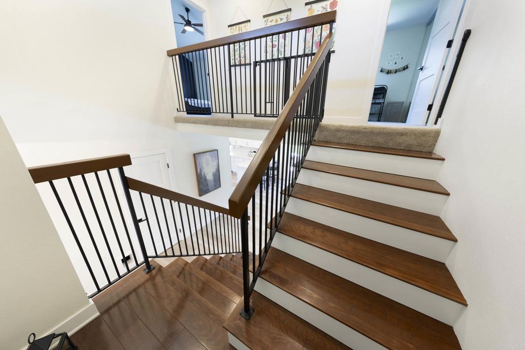3577 Winslow Road Oceanside, CA 92056 - Photo 20 of 53 a view of staircase with railing and white walls