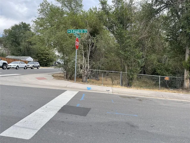 a car parked on the side of a road