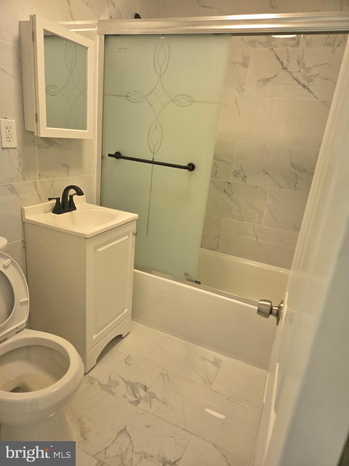 1304 Fanshawe Street Philadelphia, PA 19111 - Photo 32 of 49 a bathroom with a sink and a shower