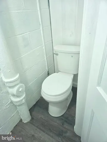 a view of a wooden door