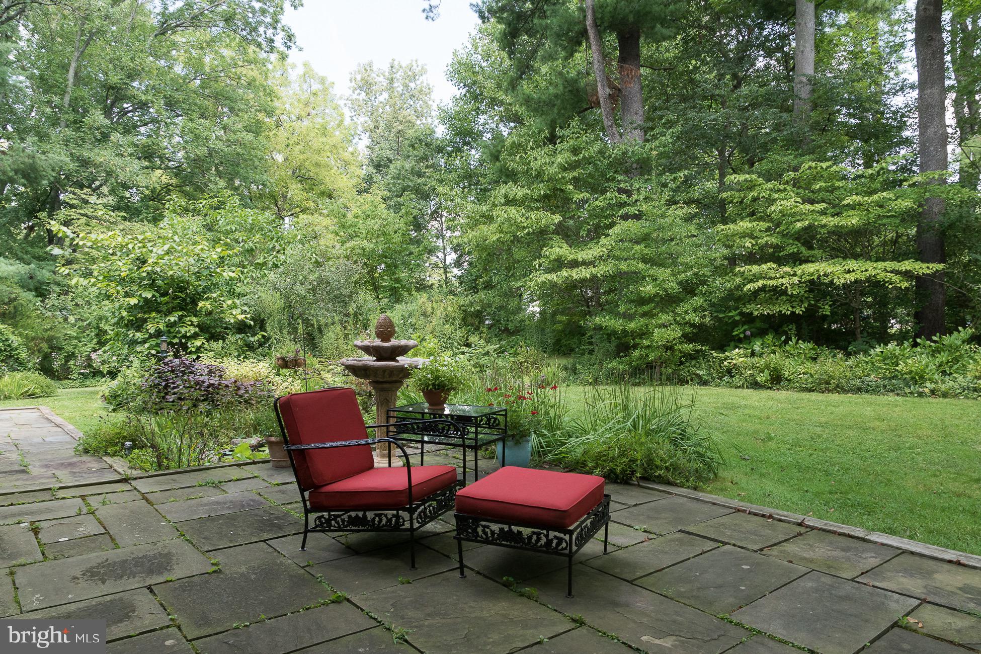 96 Hun Road Princeton, NJ 08540 - Photo 25 of 38 Patio surrounded by perennials