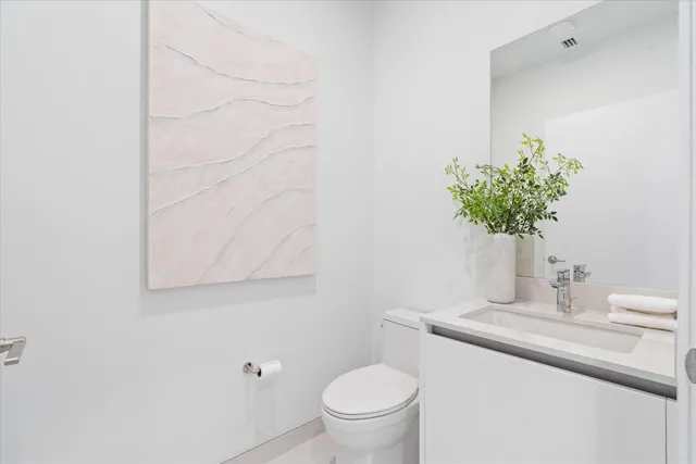 a view of a bathtub in a room