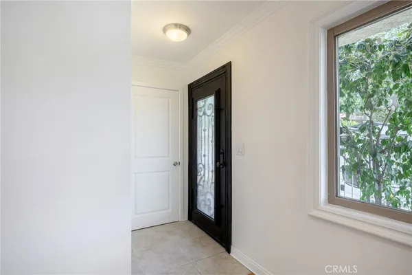 a view of an entryway of a house