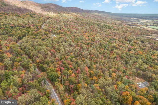 a view of an outdoor space and a mountain view