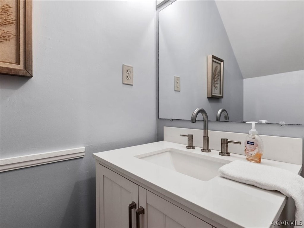 480 Eastman Road Chesterfield, VA 23236 - Photo 21 of 35 First floor half bath w/ new vanity & toilet is pe