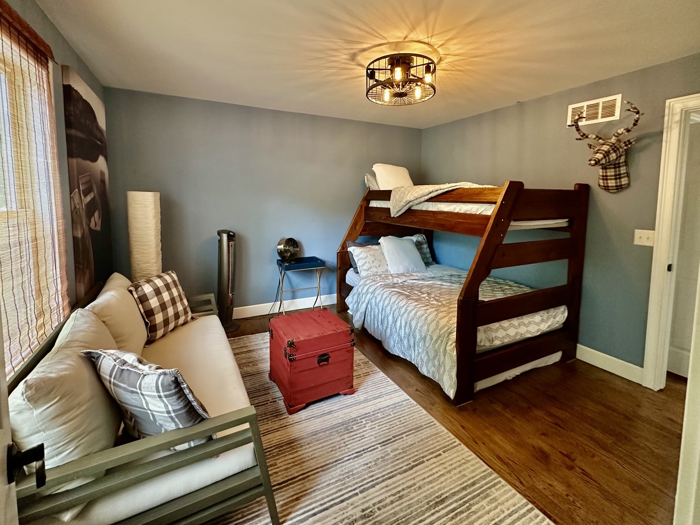 6 Barbados Court Putnam, IL 61560 - Photo 18 of 45 a bedroom with furniture and a wooden floor