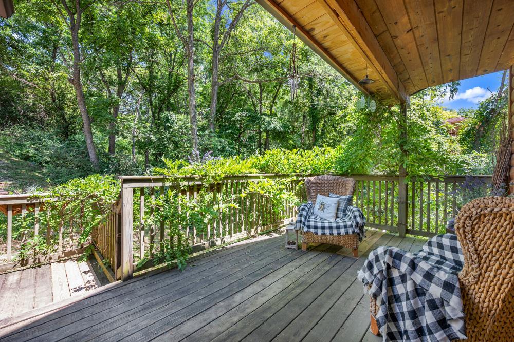 6 Barbados Court Putnam, IL 61560 - Photo 28 of 45 a view of a deck with furniture and garden