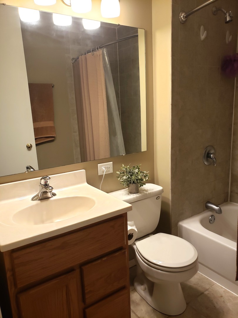 15230 Ridgeway Avenue Midlothian, IL 60445 - Photo 8 of 21 a bathroom with a sink a toilet and mirror