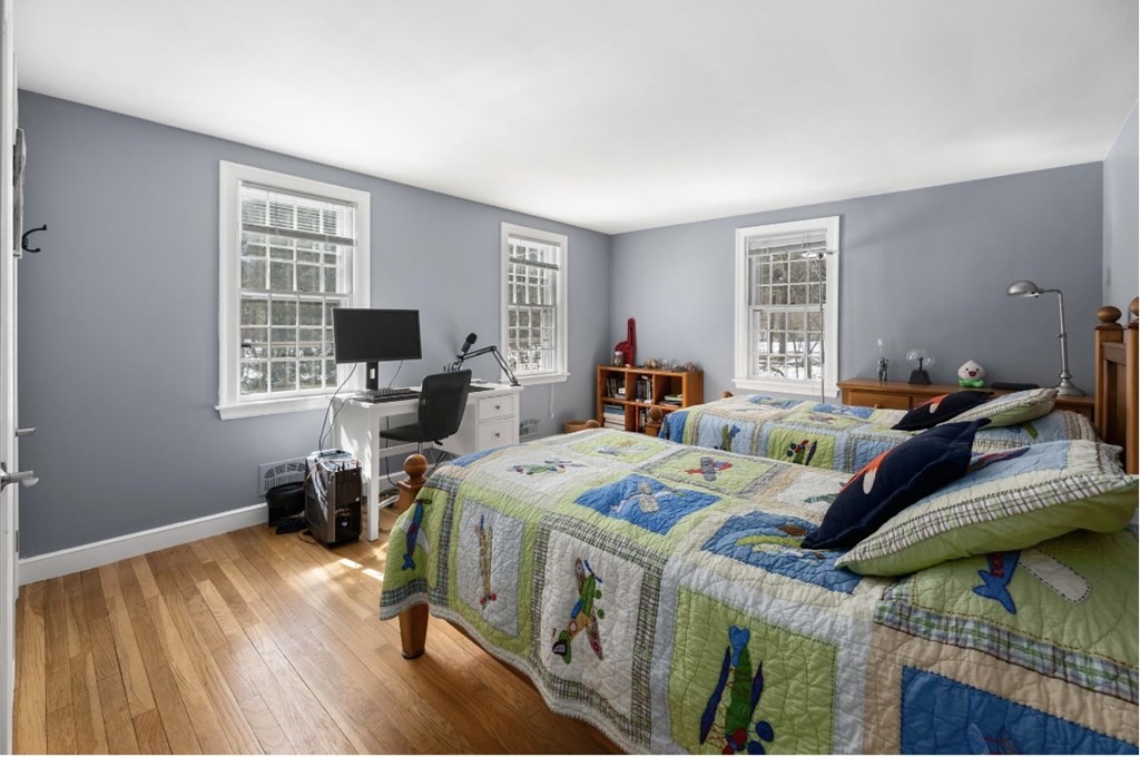 30 3 Ponds Road Wayland, MA 01778 - Photo 12 of 28 a view of a workspace with furniture and a window