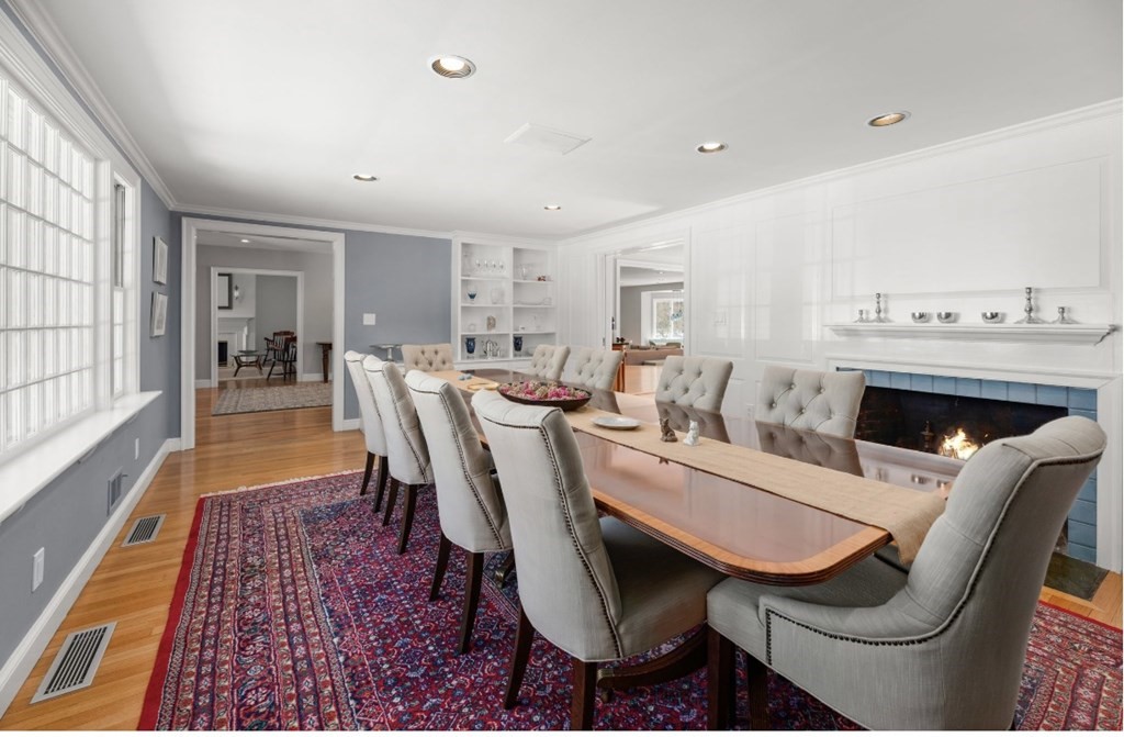 30 3 Ponds Road Wayland, MA 01778 - Photo 4 of 28 a view of a dining room with furniture window and wooden floor